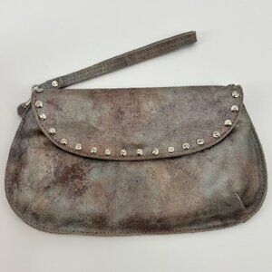 Officina Origi made in Italy Leather Pouch Wristlet